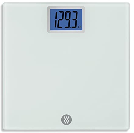 Weight Watchers Scales by Conair Scale for Body Weight, Digital Bathroom Scale in White