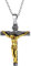 Supcare INRI Jesus Kreuz Kette Damen 925 Sterling Silber Halskette Christus Kruzifix Anhänger Herren Kreuzanhänger Christlich Jesus Kette Cross Necklace Men Modeschmuck für Karneval