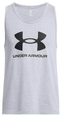 Under Armour Homme UA Sportstyle Logo Tank Top, débardeur homme ultra-doux pour l'entraînement et le fitness, débardeur sport à séchage rapide, débardeur coton avec logo