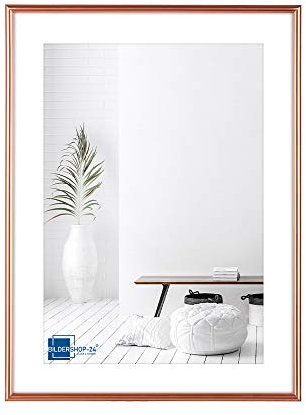 Bildershop-24 Cadres en plastique cadres photo modernes, (30 X 40 cm) rose