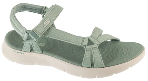 Skechers Damen Go Walk Flex Sublime Sandals, Sage Textile, 41 EU