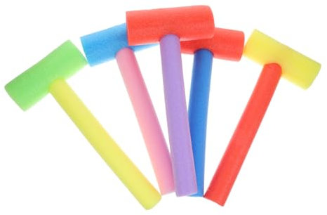 DECHOUS 5pièces Jouet Marteau Mousse pour Garçon Fille Colorées Activités Éducatives Et Accessoires Ludiques