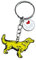 BT Bear Porte-clés en forme de chien avec étiquette d'identification DO, porte-clés mignon en métal pour sac, Golden Retriever