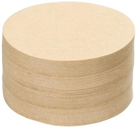 sourcing map 600 filtri per caffè, 56 mm, usa e getta, rotondi, filtro di carta naturale, per uso domestico e ufficio, per macchina da caffè