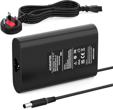 VUOHOEG 65W Laptop Charger for Dell Latitude 7400 7490 7480 7290 7280 5400 5300 5480 5490 5310 3190 3150 3380 E7440 E7450 E7470 E6430 E6440 E6540 E5570 E5540 E5450 Power Supply Adapter 7.4 x 5.0mm