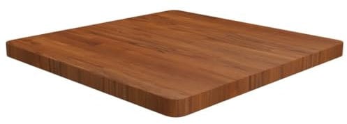vidaXL Tischplatte Quadratisch Massivholzplatte Eichenplatte Holzplatte Platte Ersatztischplatte Dunkelbraun 70x70x4cm Behandelte Eiche