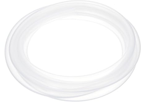 PATIKIL 7/20 ID x 1/2 OD Tube en Silicone, 1 Rouleau 16,4ft Tuyau en Silicone de Haute Pureté Flexible Transparent pour le Brassage à Domicile Transfert d'Eau Air Liquide