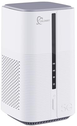 Calonny router 5G BE7200Mbps WIFI 7 con SIM 3 porta RJ11/ WAN/LAN 5G 7.2Gbps Dual Band, Ultra-Velocità Modem 2.4GHz,5.0GHz 802.11 a/b/g/n/ac/ax/be