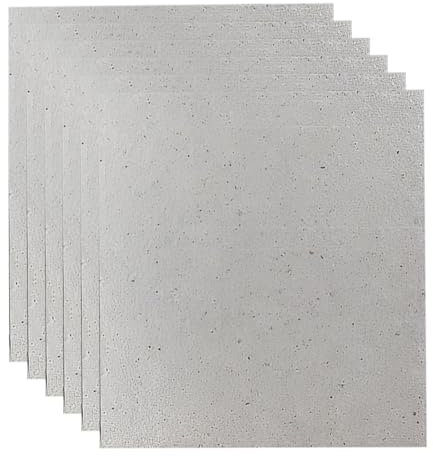 QEXUJOW Filtres pour micro-ondes Plaque de mica universelle pour four à micro-ondes, couvercle de guide d'ondes pour four à micro-ondes, pièces de rechange de réparation (6 pièces)