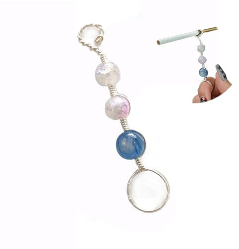 Handmade Adjustable Cigarette Holder Ring Stylish Planet Design for Women Smokers Unique Gifts Funny Cigarette Holder Ideal for Smokers Fashion Accessories of Cigarette Case