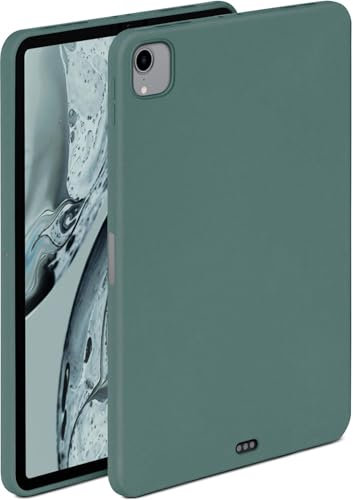 ONEFLOW Soft Case für Apple iPad Pro 12,9 (3. Gen. 2018) Hülle aus Silikon mit Kameraschutz, Silikonhülle mit Schutz fürs Display, Backcover Tablet Schutzhülle, weiche Tablethülle, Petrol