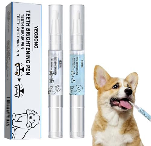 WUSJCOF 2PCS Pet Oral Repair Gel, Zahnreinigungsstift, Zahngel für Haustiere, Reinigungsstift für Haustier-Zahnbürsten, zur Bekämpfung von Zahnstein, Gel für Mundpflege von Haustieren