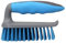 Best House | Scrubbing Brushes | Non-Slip Soft Grip Handle | Grey Blue | 1Pc | Heavy Duty with Stiff Bristles | Household Cleaning Brush for Indoor & Outdoor, Bathroom, Kitchen, Carpet, Floor