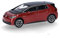 Herpa Modellauto VW ID. 3, Kings Red Metallic (Dach schwarz), Miniatur im Maßstab 1:87, Sammlerstück, Made in Germany, Modell aus Kunststoff