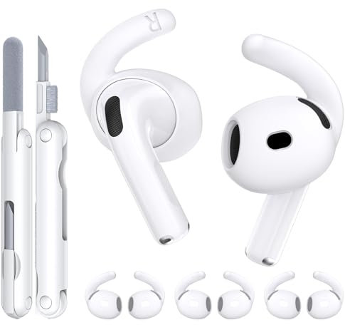 TNSNK 4 Paar Ohrpolster für Airpods 4. Gen/Airpods 4 ANC(AirPods 4 mit Aktiver Geräuschunterdrückung), Kompatibel mit Airpods 4 Silikon Ohrpolster, mit Reinigungsstift und Aufbewahrungsetui