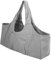 cardyven Large Capacity Yoga Mat Bag,Canvas Yoga Mat Tote Oversized Yoga Shoulder Bag Sport Yoga Gym Bag Multi-Functional Yoga Mat Storage Pockets for Yoga Towels, Water Bottles, Clothes (Grey)