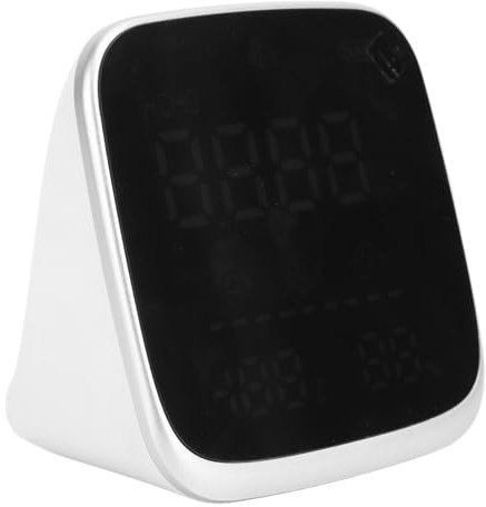 3 in 1 HCHO Indoor Air Quality Tester, Portable Air Quality Monitor for Home with Temperature Humidity Detection Digital HCHO Detector for Indoor Air Safety