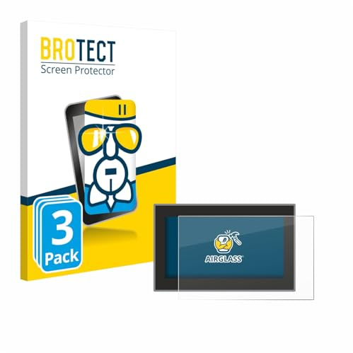 BROTECT Schutzglas für Headrush Flex Prime | 3 Stück Transparenter Displayschutz Made in Germany Schutzfolie Panzer Folie Glas 9H Anti-Fingerprint Einfache Montage Clear