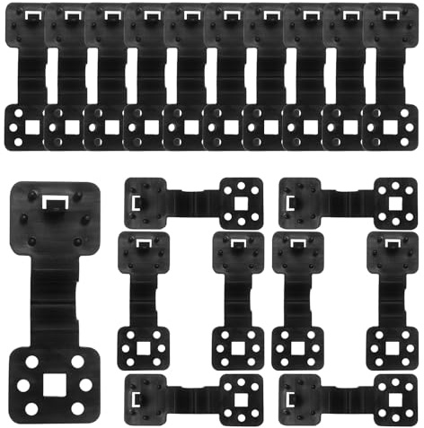 Clips für Sonnensegel, 100 Stück, starke Klemmen für UV-Schutz, Unterlegscheiben, wiederverwendbar, für Garten, Gewächshaus, Terrasse E