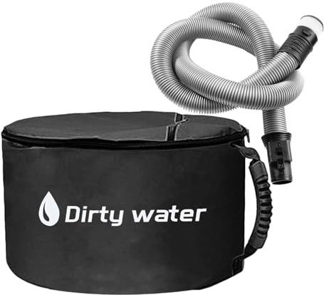 RV Sewer Hose Storage - Oxford Cloth RV Hose Storage Bag | Caravan Camping Cable Organizer, Portable Container with Double Zipper Holder for Tools Trailer Septic Electrical Cords Waste