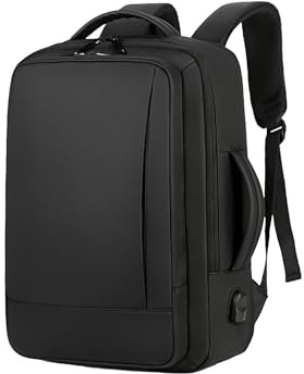 DA SUNDUQ Expandable Smart Laptop Backpack, Water Resistant Anti-Theft Travel Backpack with USB Charging Port, Fits 17 Inch Laptops, Large Capacity Business College bag for Men & Women