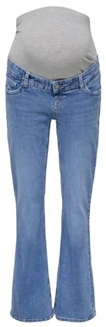 ONLY Damen Flared Fit Jeans Blau S/34 | Flared fit, Casual, Bei max. 40 grad waschen