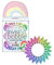 invisibobble Kinder Haargummi Magic Rainbow I 3x Spirale Haargummis Mädchen bunt für Kinder I das Original, designed im Herzen Münchens, Regenbogen/Bunt