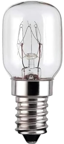 25 W Oven Light Bulb for Hotpoint Oven Use. 240 V 300 ° Heat Resistant. SES (E14) Small Edison Screw Cap Heavy Duty Round Oven Bulb