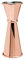 Copper Plated Stainless Steel Jigger Measure by Chabrias LTD