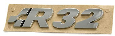 Volkswagen 1K0853675P739 Schriftzug R32 Emblem Tuning Zeichen Logo chrom