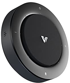 AV Access USB Speakerphone Full-Duplex Audio, with 4 Mics Beamforming, 5 Meter 360° Voice Pickup, Loud and Clear, Echo Cancellation, Computer Microphone Speaker for Skype Zoom TEAMs Conference Calls