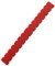 ZRZ | Protector Pala de Padel Dentado Transparente Negro y Colores Rugoso Silicona | Cinta Raqueta de pádel con Proteccion Extra | Funda Adhesiva Pegatina Borde Pala (Rojo)