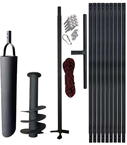 Buosha Tarière pour fontaine 10 m 180 mm avec plunscher 133 mm, 10m 180mm