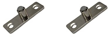 Bodenführung Boden Rollenführung für Holzschiebetür Führungsrolle mit Kugellager Rolle Tür Schiebetürbeschlag Zubehör für Schiebetür 40x13x12mm 2 Stück