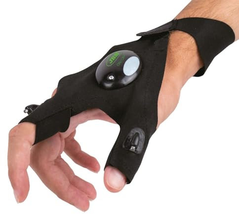 Handschuh mit wiederaufladbarer Taschenlampe