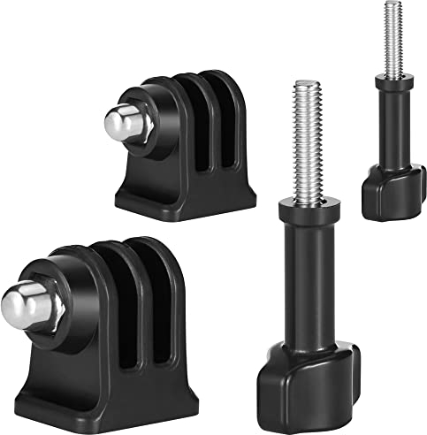 Stativ Halterung Adapter mit 1/4 Zoll Schraublöchern, Action Cam Zubehör Set für Stative, Einbeinstative, Selfie-Sticks, kompatibel mit GoPro, AKASO, Apexcam DJI und Anderen Action-Kameras