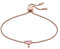 Skagen Armband für Damen Meerglas, Pinkes Glaskettenarmband, Länge: 216mm, Breite: 9.5mm, Höhe: 10mm, SKJ1706791