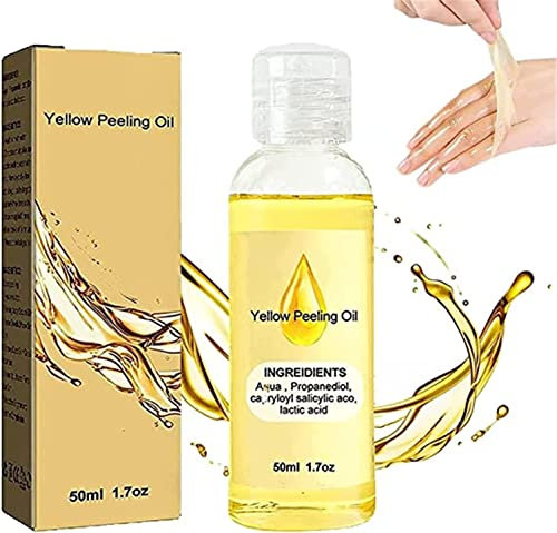 1 pcs Olf Body Exfoliate Peeling Oil,Old Yellow Peeling Oil,Old Natural Spot Yellow Peeling Oil Make Your Skin Smoother