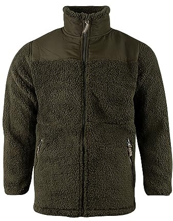 JACK PYKE Sherpa-Fleece-Jacke Gen2, dark olive, L