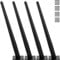 TempFoo Metal Furniture Legs 28 Inch, Oblique Conical Matte Black Furniture Feet for Cabinet Coffee Table Breakfast Bar Desk Cupboard Kitchen Worktop Couch Home DIY Projects Minimalist Decor Style