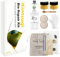 1DFAUL Bio Kintsugi Reparaturset Gold, Kintsugi lebensmittelecht, reparieren Sie Ihre sinnvolle Keramik mit Bio-Kintsugi-Kleber, lebensmittelecht, spülmaschinenfest, perfekt für Anfänger, bringen Sie