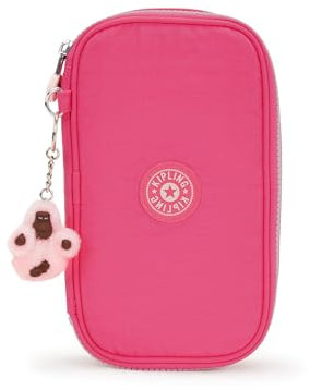 Kipling 50 PENS Étui à crayons de taille moyenne, pochettes, étuis, Happy Pink C (Rose)