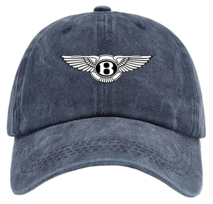 ARZARF Auto-Baseballkappe,für Bentley Mulsanne Flying Continental Bentayga Car Männer Frauen Verstellbare Baseball Cap Mütze Casual Sport Cap Outdoor Sonnenmütze,B