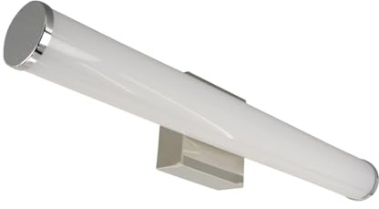 LED Badezimmerlampe Wand IP44 60 cm breit Chrom Weiß neutralweißes Licht 4100 K 1720 lm Spiegel Licht Wandlampe Bad Spiegelleuchte