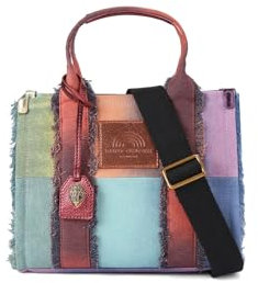 Tote Small Kurt Geiger Southbank Regenbogen Denim Tasche - Small Southbank 9544569669 - Größe, mehrfarbig, Einheitsgröße