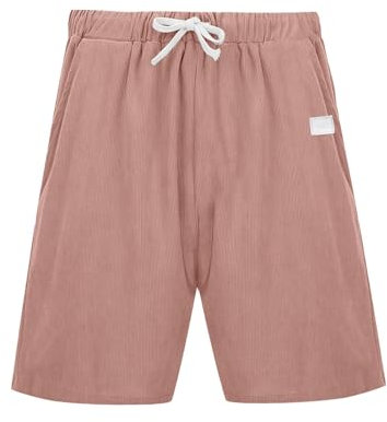 Generisch Herren Sport Shorts,Stretch Kurz mit Gürtel Freizeit Strand Shorts Sommer Casual Leichte Strandshorts Mode Hosen Jogger Sweatpants Outdoor Freizeitshorts