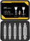 Niudai Schraubenausdreher Set, 5-teilig, 2-12mm HSS 4341, Beschädigte Schrauben Entferner mit Sechskantschaft, Linksdreher aus Spezialstahl, Grau