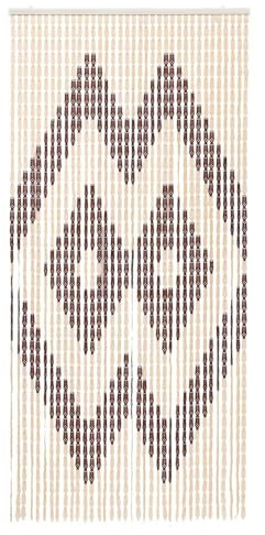 Cortina de placas de PVC étnica para ventana, puerta, entrada, interior, exterior, mosquitera, antimoscas, 140 x 230 cm (C)
