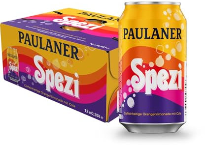 Paulaner Spezi Erfrischungsgetränk mit Cola und Orange EINWEG (12x0,33l)