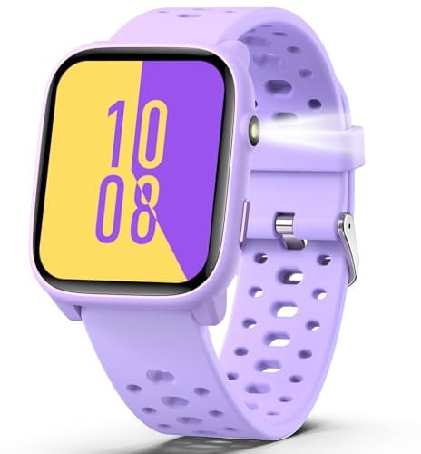 ModaWin Kinder Smartwatch für Mädchen Jungen, Fitness Aktivitäts Tracker Uhr IP68 wasserdichte, 100+ Sportmodi, Herzfrequenz Schlafmonitor, Schrittzähler, Kindergeschenke für Teenager